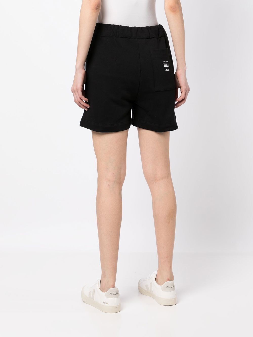 Joshua Sanders Joshua Sanders Smiley logo cotton shorts