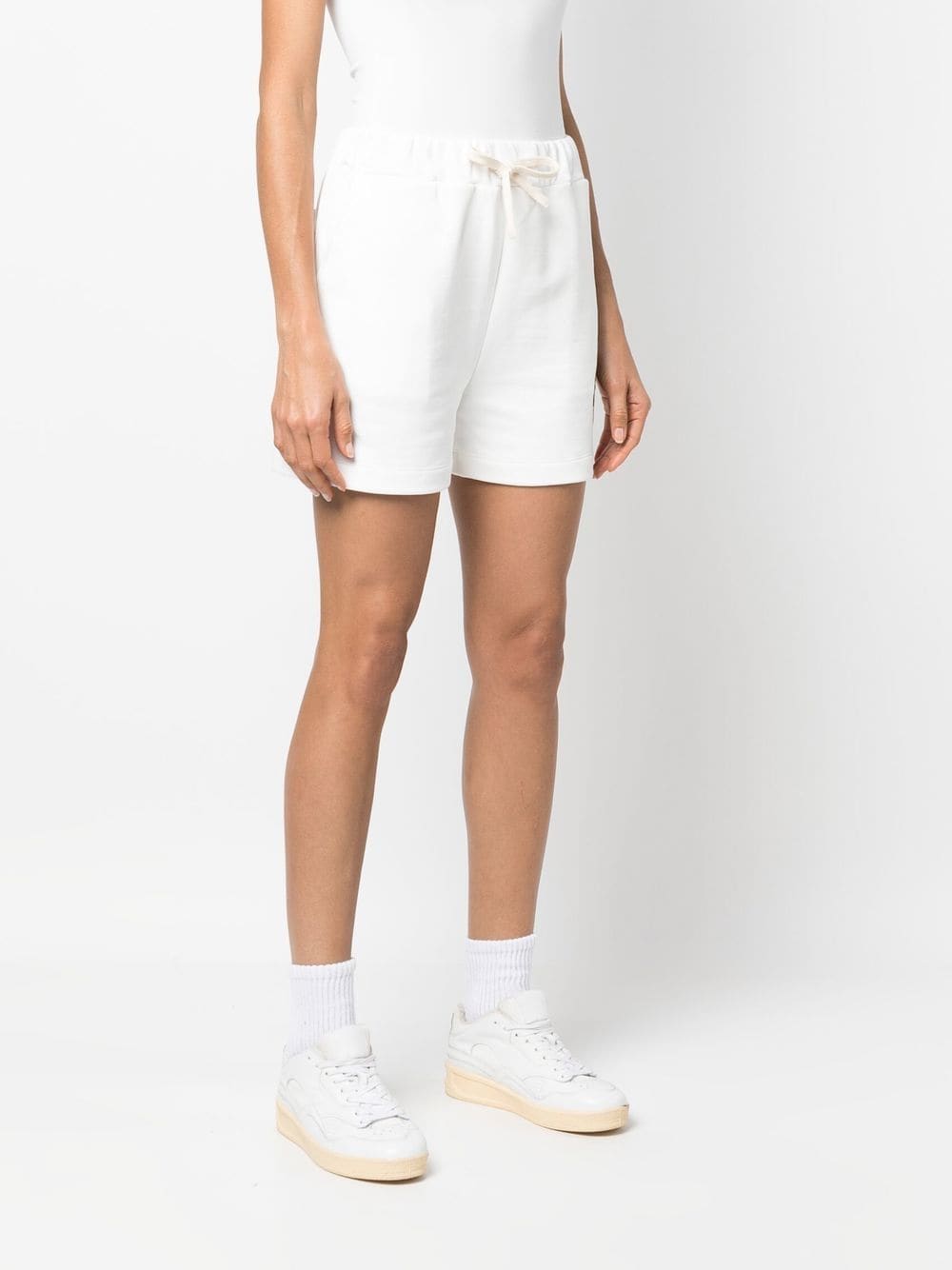 Joshua Sanders Joshua Sanders Smiley logo cotton shorts