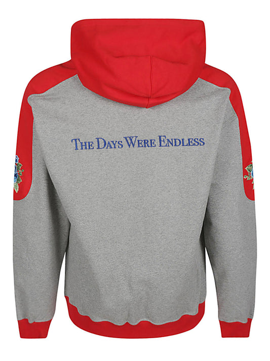 Iuter Printed cotton hoodie