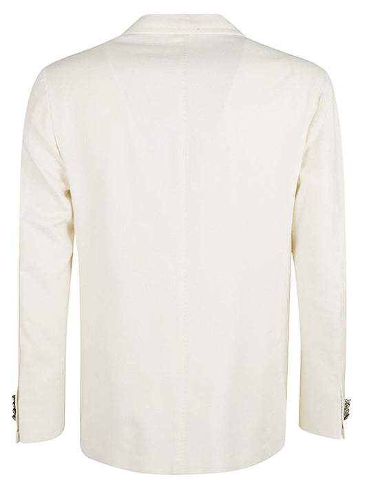 Sartorio Single-breasted wool jacket