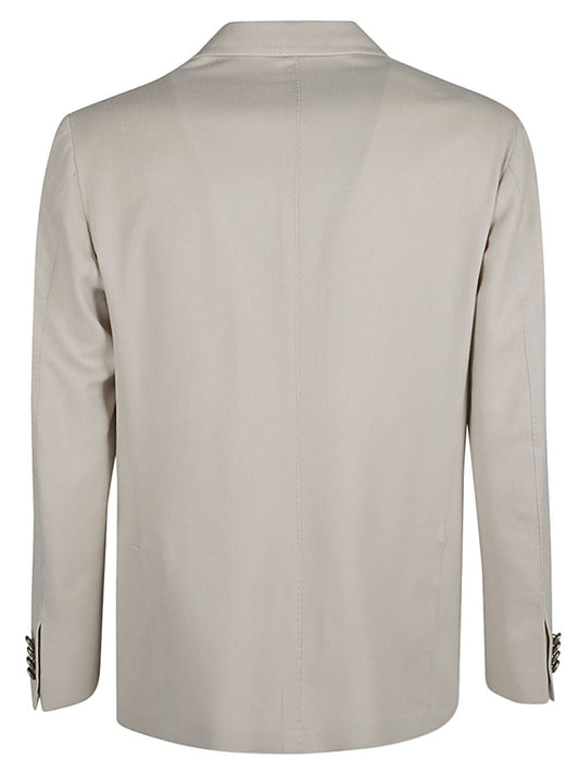 Sartorio Single-breasted wool jacket