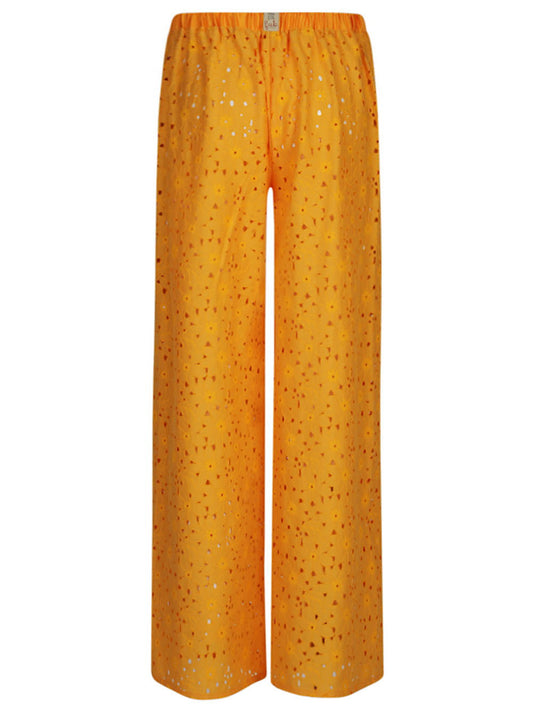 Feel Me Fab Tartana wide leg trousers