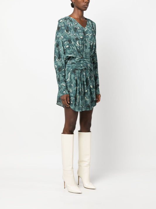 Iro Fontana printed short dress
