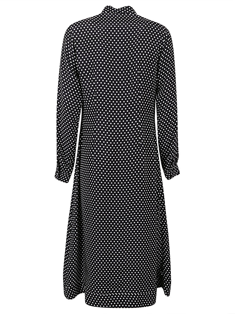 Crida Crida Polka dot silk midi dress