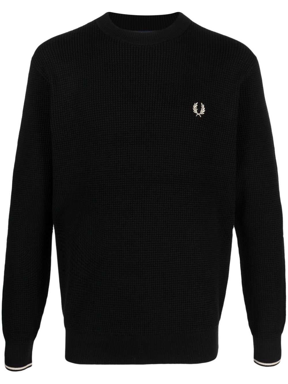 Fred Perry Fred Perry Conscious Criteria page Logo cotton crewneck jumper