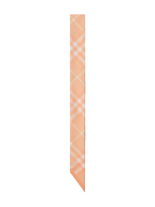 Burberry Skinny Check Silk Scarf