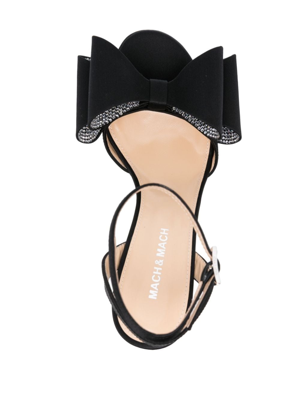 Mach & Mach PRE Mach & Mach PRE Le Cadeau'' Round Toe Satin Sandals