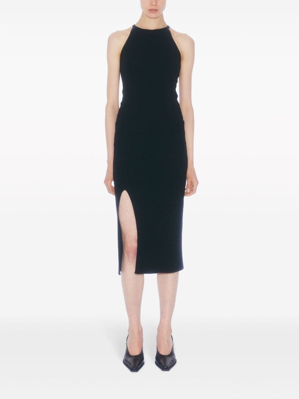 Filippa K Filippa K Conscious Criteria page Cable knit asymmetrical skirt