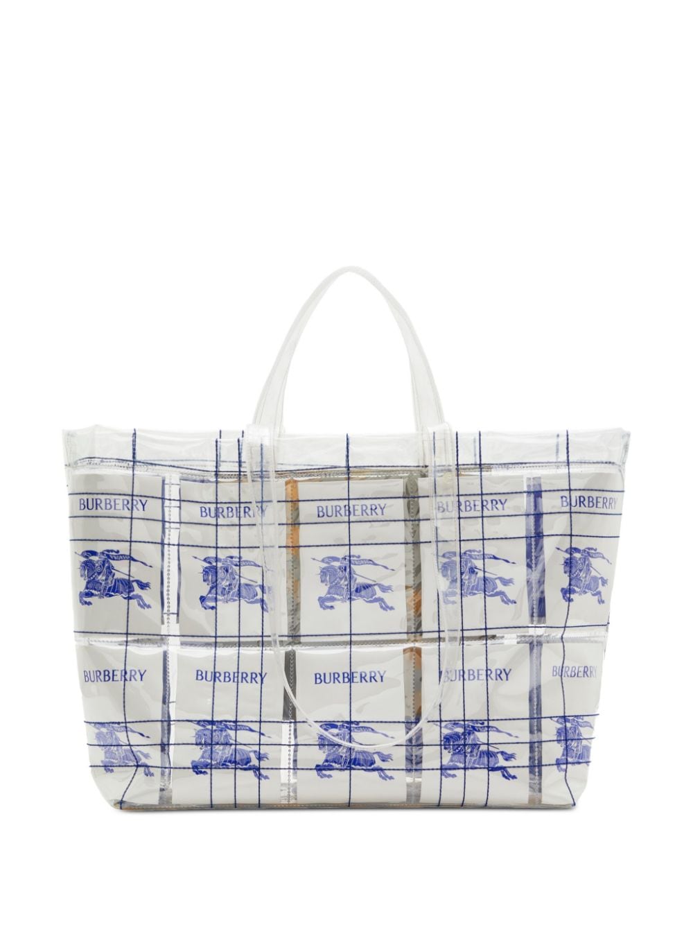Burberry EKD logo-tag Transparent Tote Bag