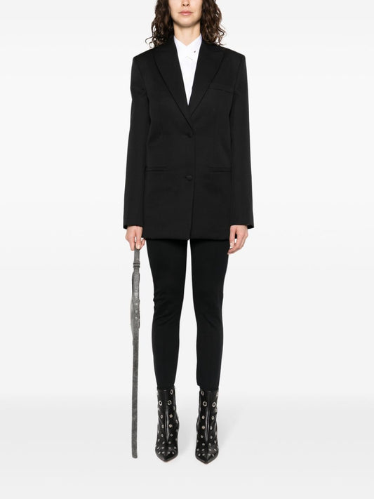 Off White single-breasted virgin-wool blazer