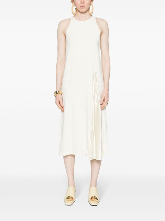 Erika Cavallini Semi-Couture Sleeveless midi dress