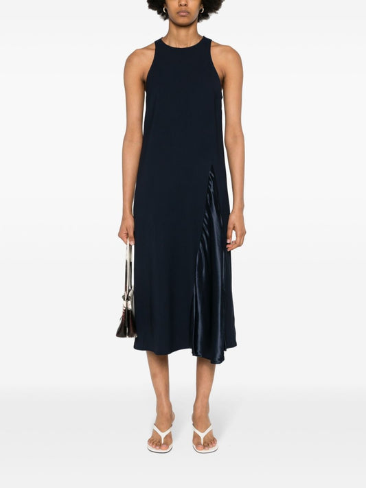 Erika Cavallini Semi-Couture Sleeveless midi dress