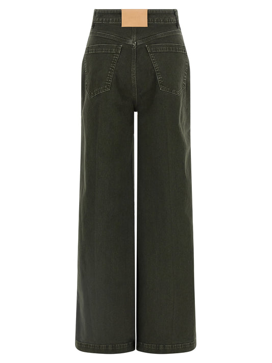 Nude Wide Leg Jeans