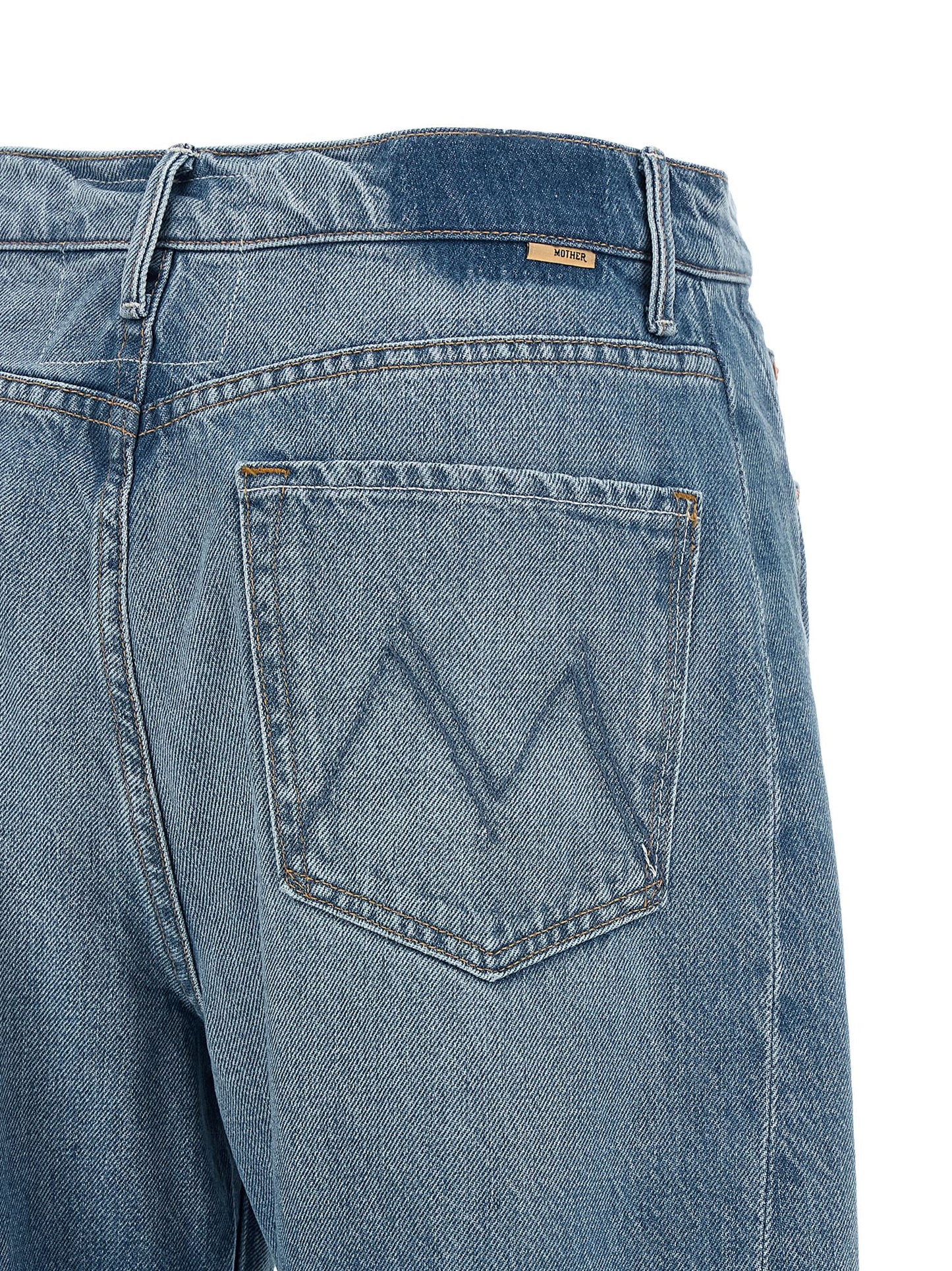 Mother Mother The Half-pipe Ankle Cuff Fray Jeans