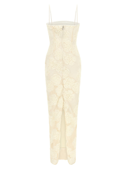 Rotate Birger Christensen Flower Mesh Tube Dress