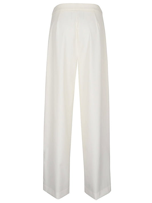 Erika Cavallini Semi-Couture Wool twill Amelia trousers