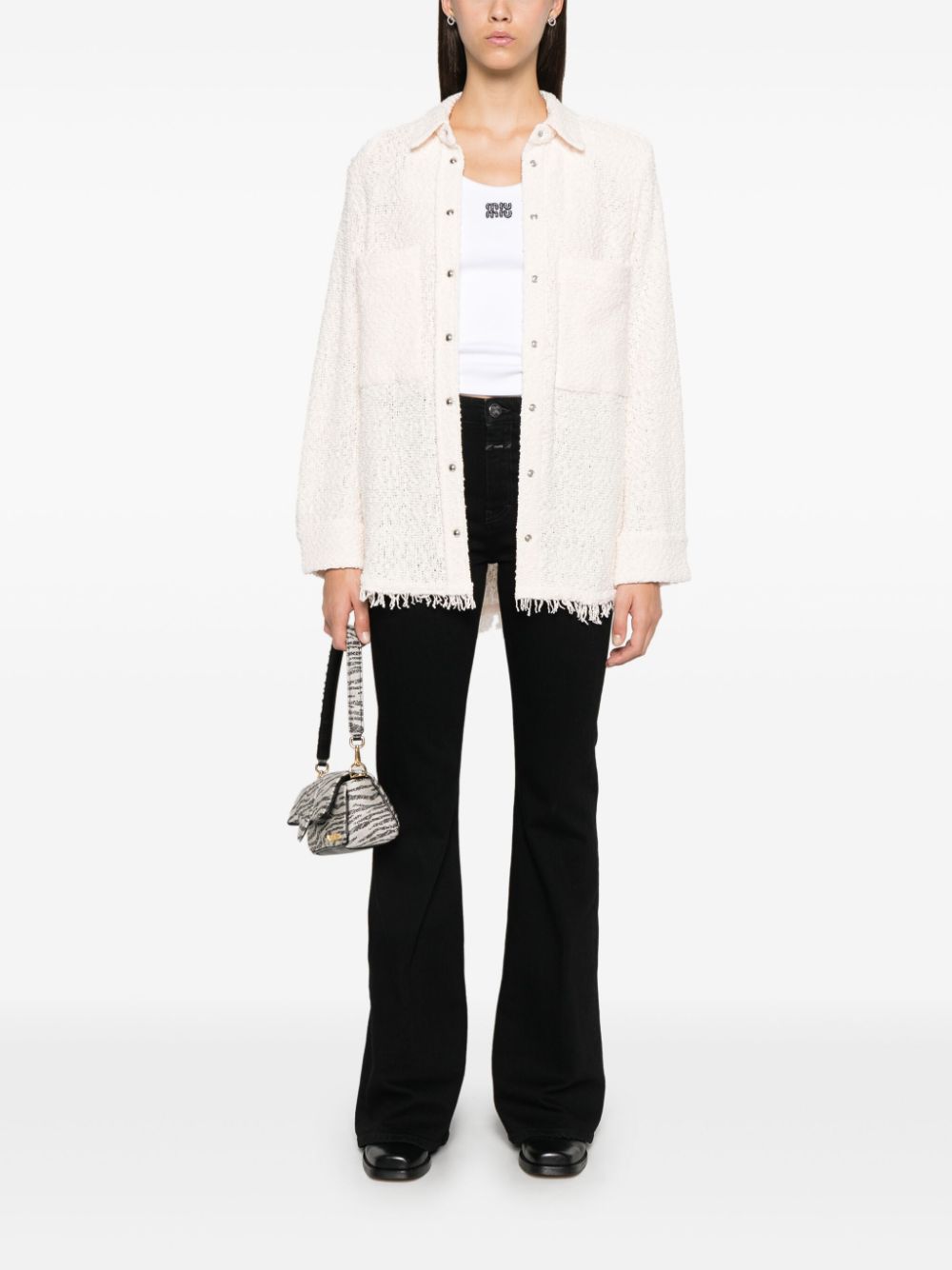 Iro Iro Solaria tweed shirt