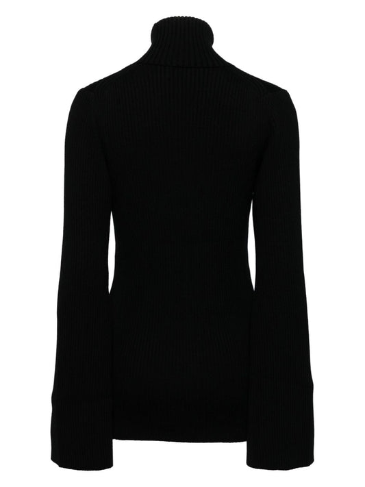 Junya Watanabe Ribbed wool turtle-neck sweater