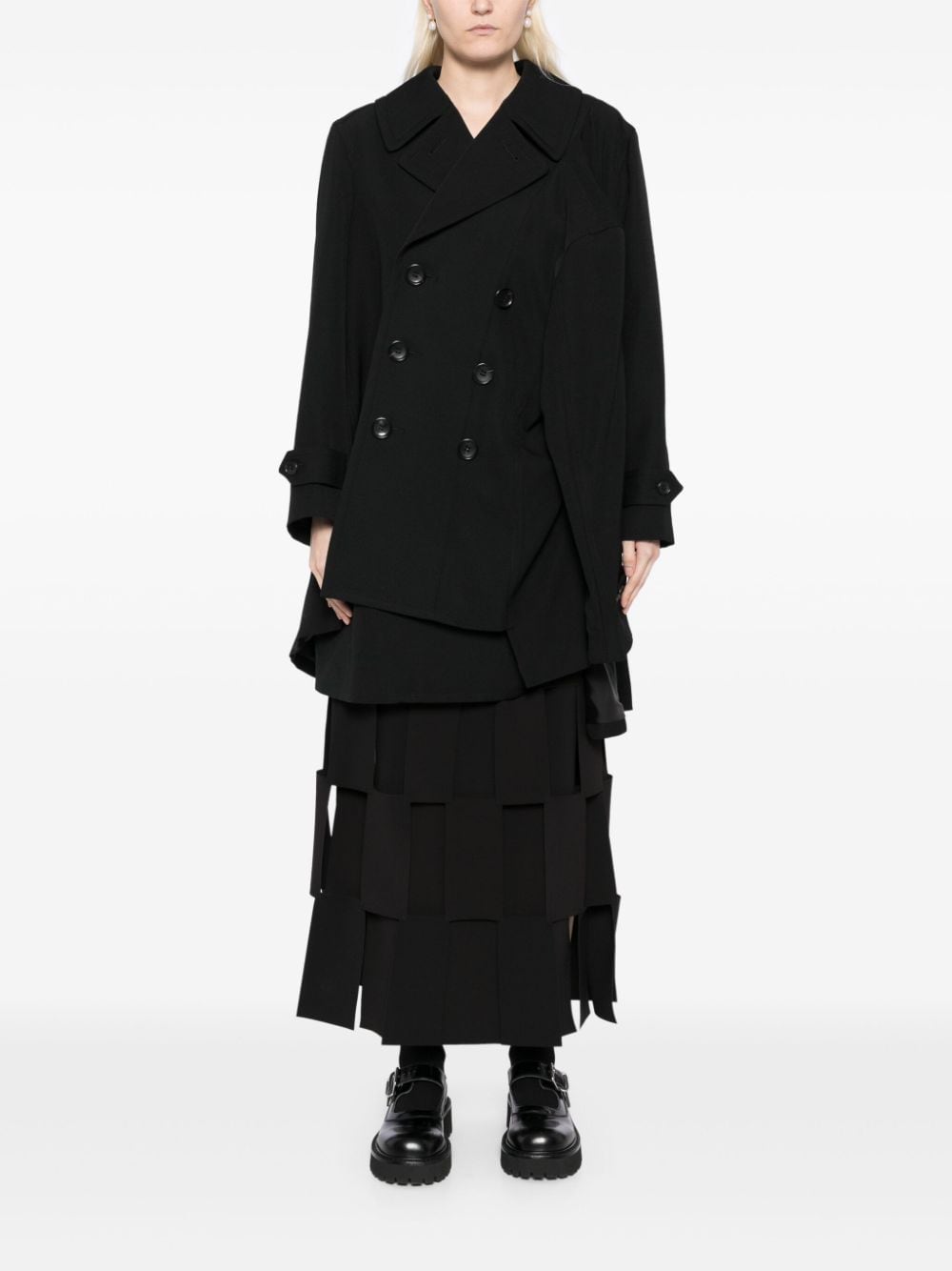 Comme Des Garcons كامل بأكمام غير متماثلة