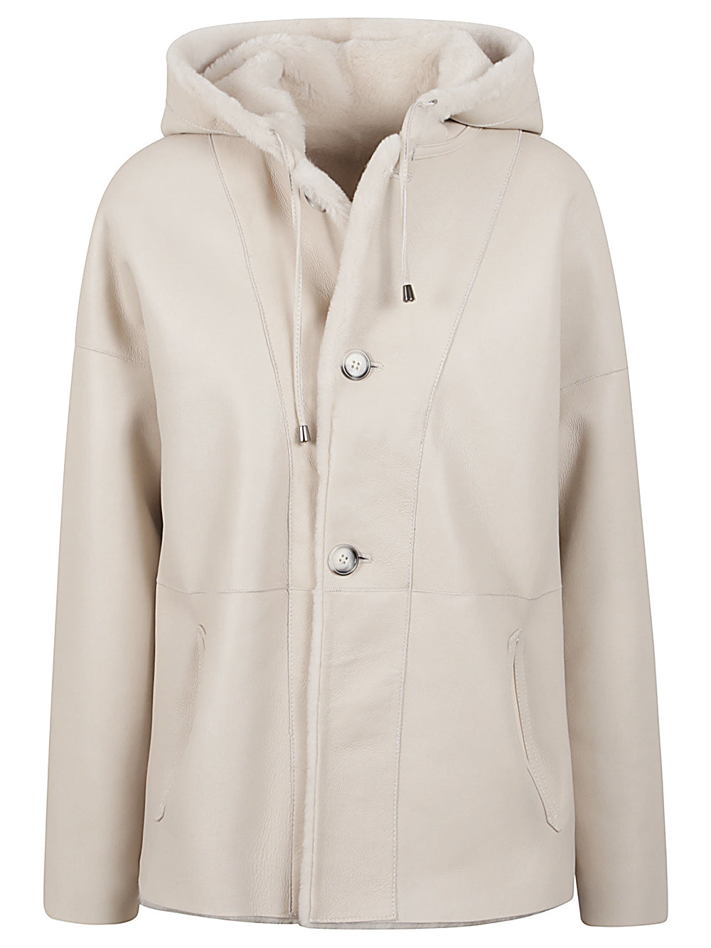 Enes Enes Fur hooded jacket