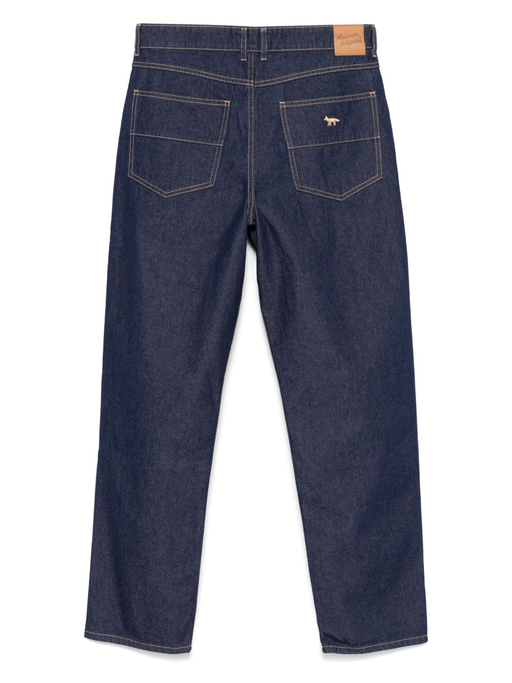 Maison Kitsuné Maison Kitsuné Maison Kitsune Mid-Rise Straight Pants