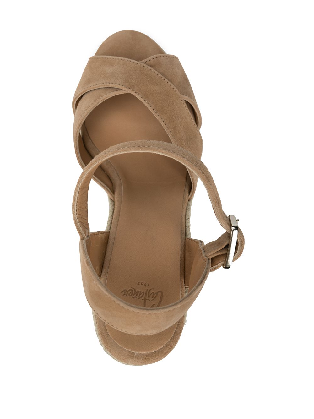 Castañer Castañer Blaudell suede wedge sandals