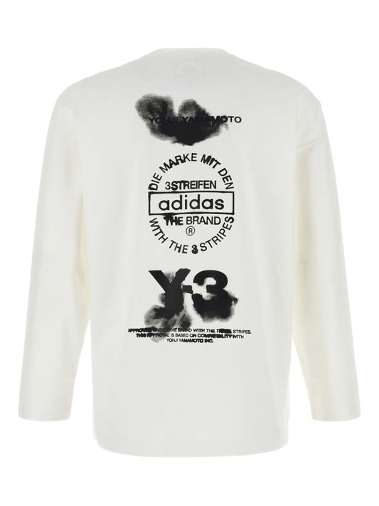 Y-3 Logo cotton t-shirt