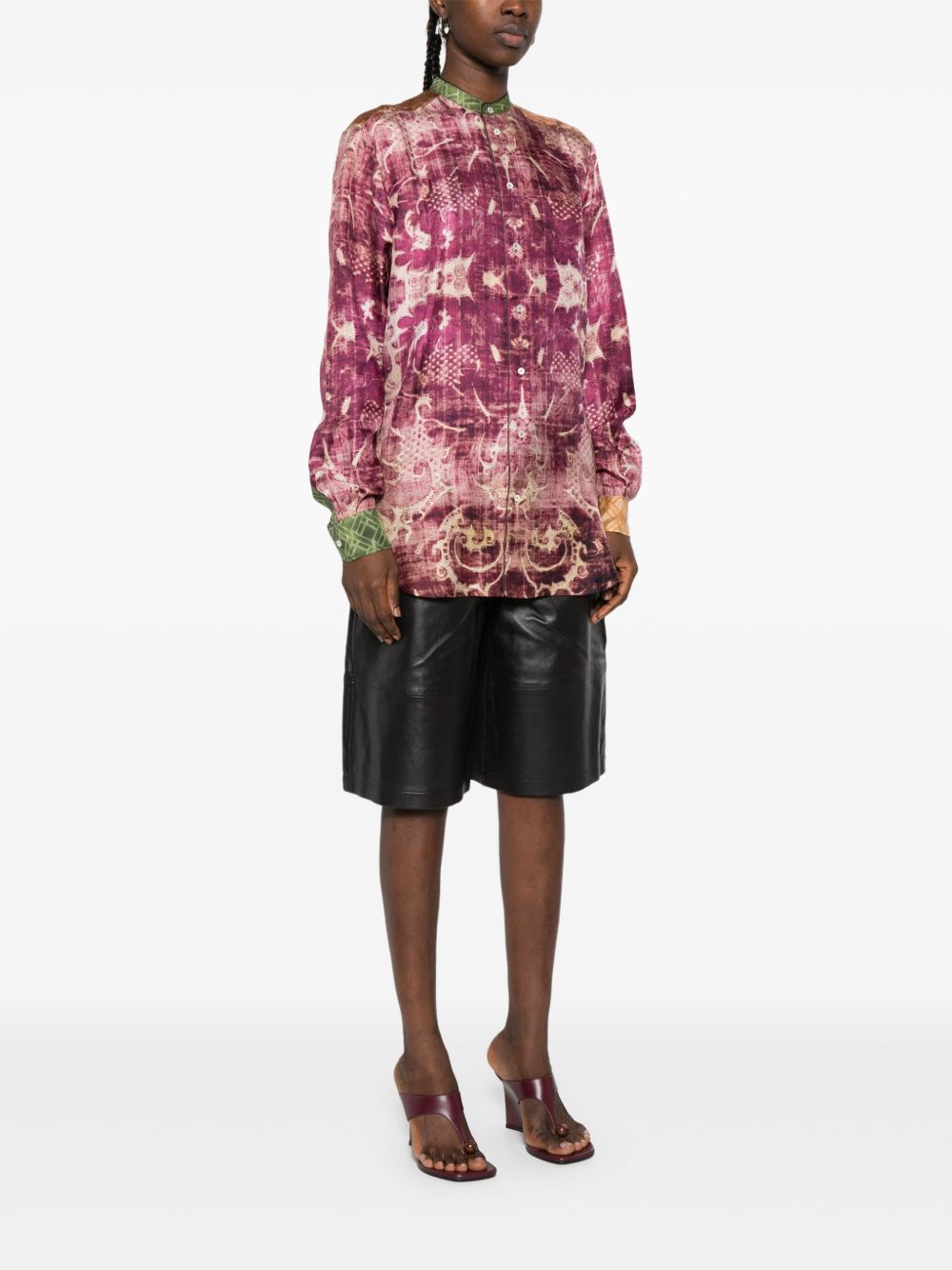 Pierre Louis Mascia Pierre Louis Mascia Printed silk shirt
