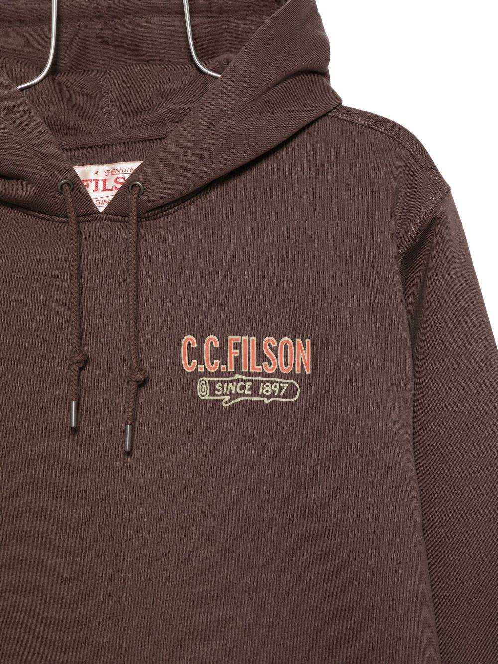Filson Filson Printed cotton hoodie