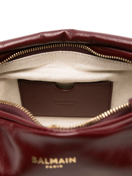 Balmain Medium Sync Bag In Calfskin Leather