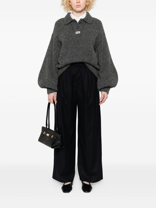 Susanne Bommer Silk blend trousers