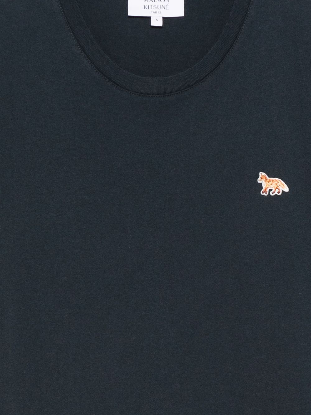 Maison Kitsuné Maison Kitsuné Embroidered-logo t-shirt