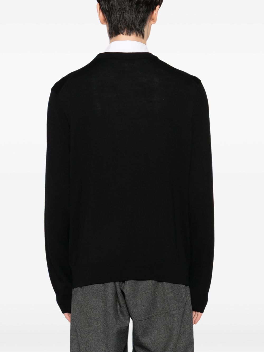 Maison Kitsuné Maison Kitsuné Bold fox head patch sweater