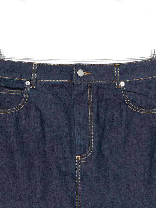 Maison Kitsuné denim mini skirt