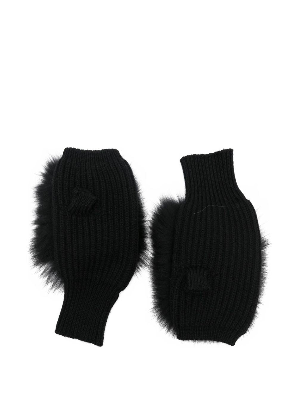 Alpo Alpo Cashmere Fur Gloves.