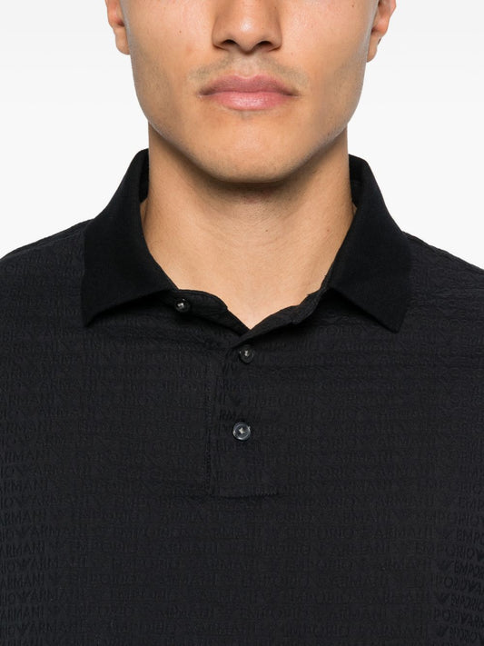 Emporio Armani Logo cotton polo shirt