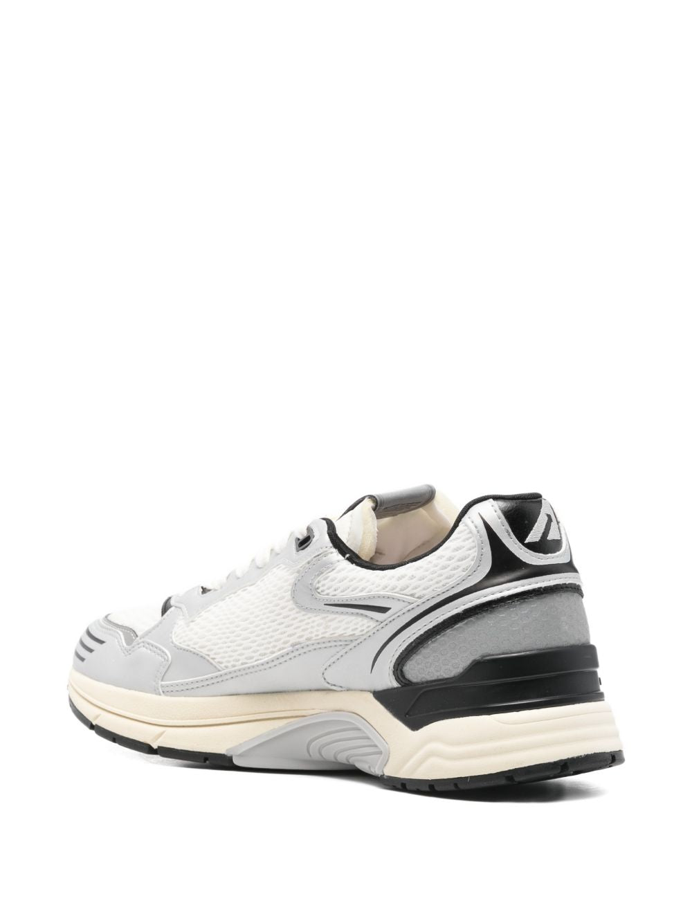 Autry Autry HYPERWAY SNEAKERS IN SYNTHETIC LEATHER AND MESH WHITE