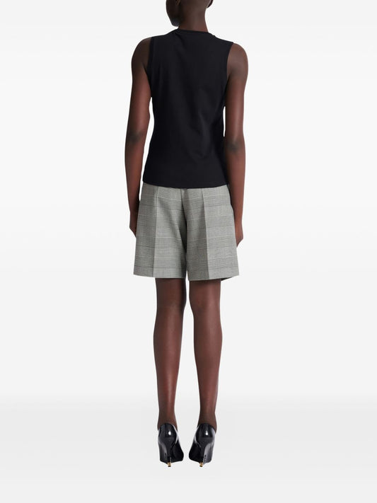 Balmain Logo cotton tank top