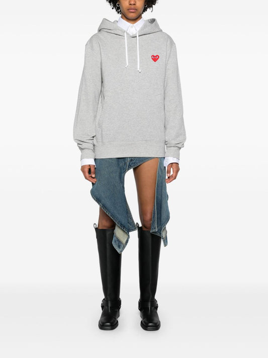 Comme Des Garcons Comme Des Garçons سويت شيرت قطني بغطاء للرأس