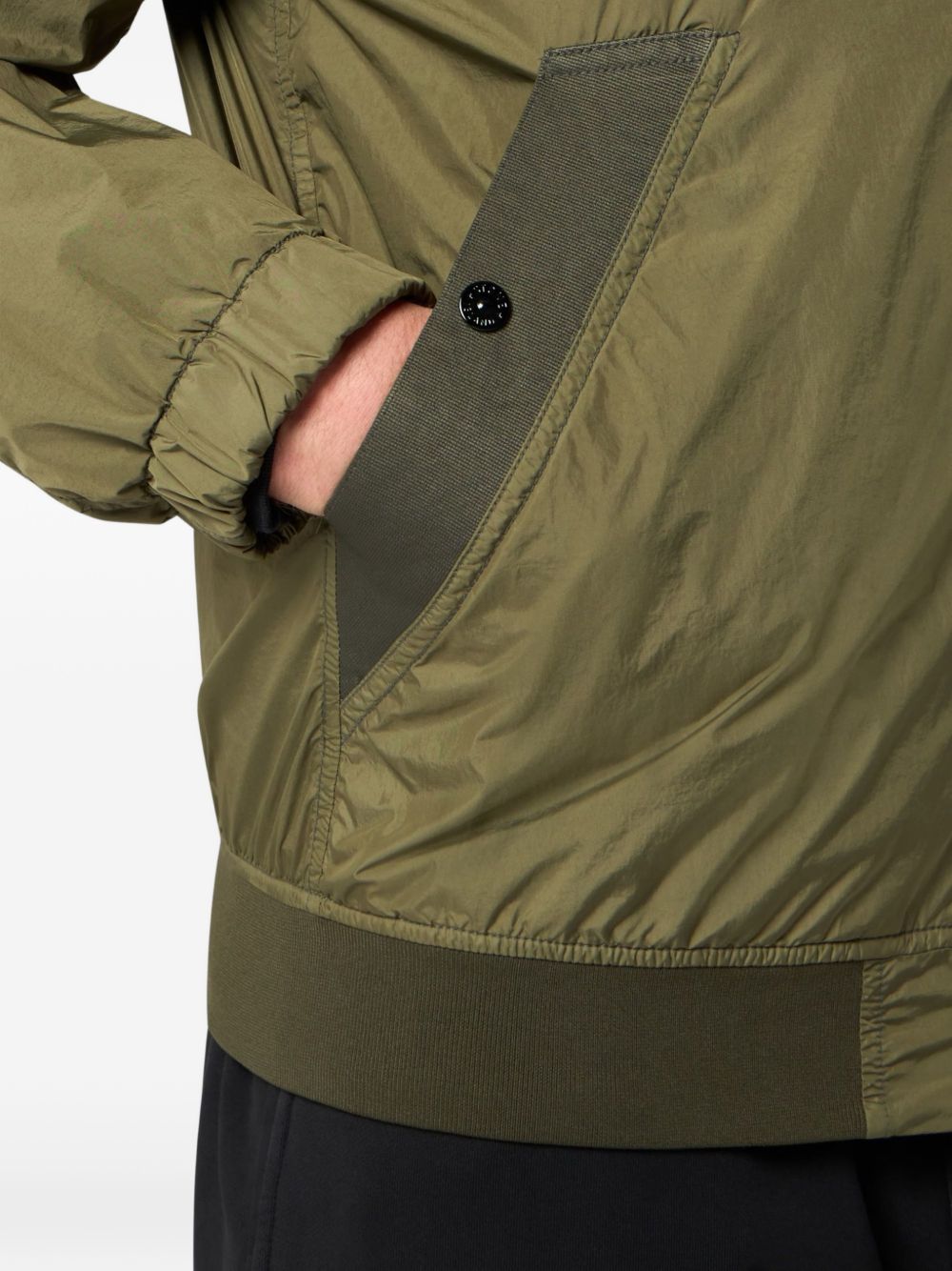 Stone Island Stone Island Wool and nylon bomber jacket