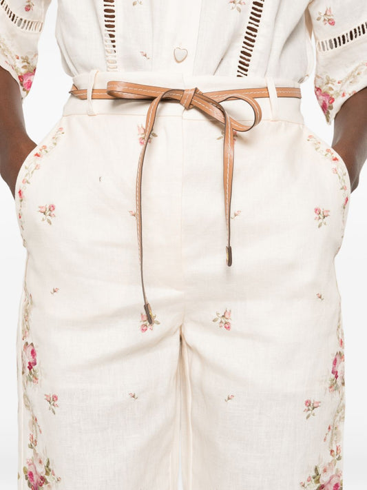 Zimmermann Patience linen trousers