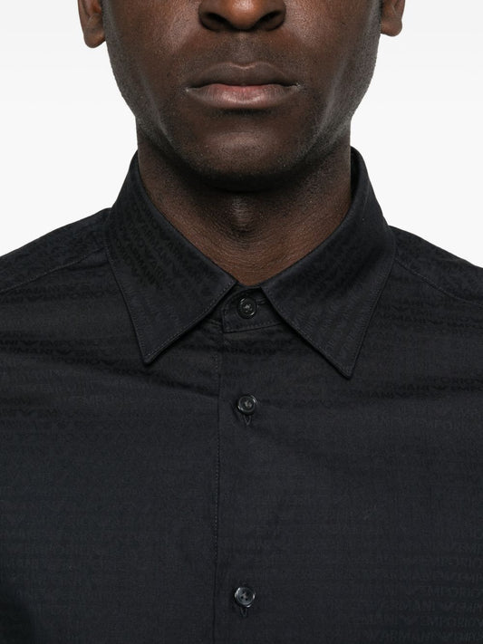 Emporio Armani Logo cotton shirt