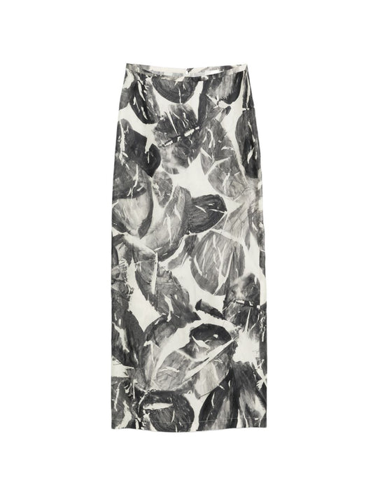 Alysi Silk long skirt