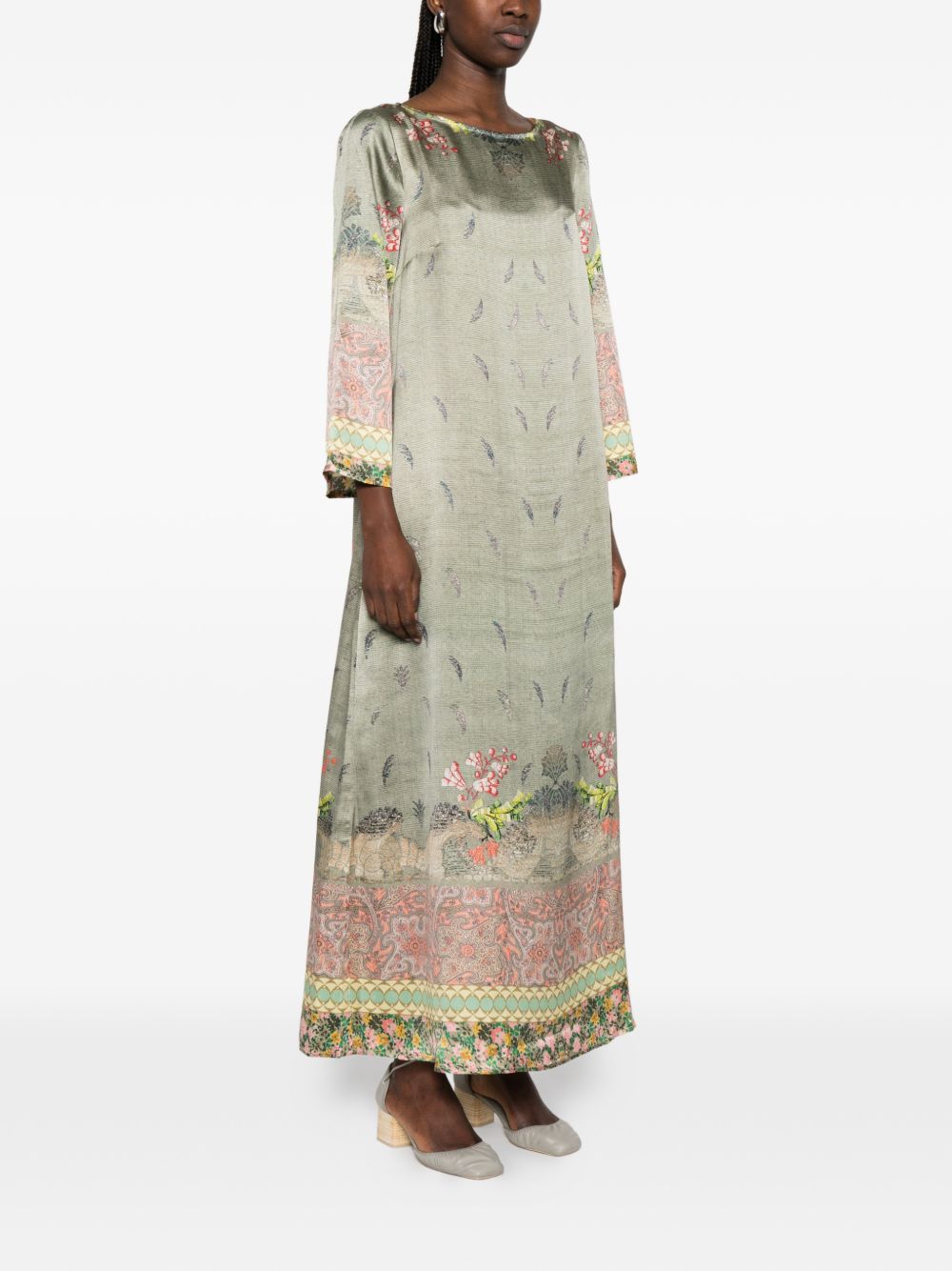 Pierre Louis Mascia Pierre Louis Mascia Printed silk dress