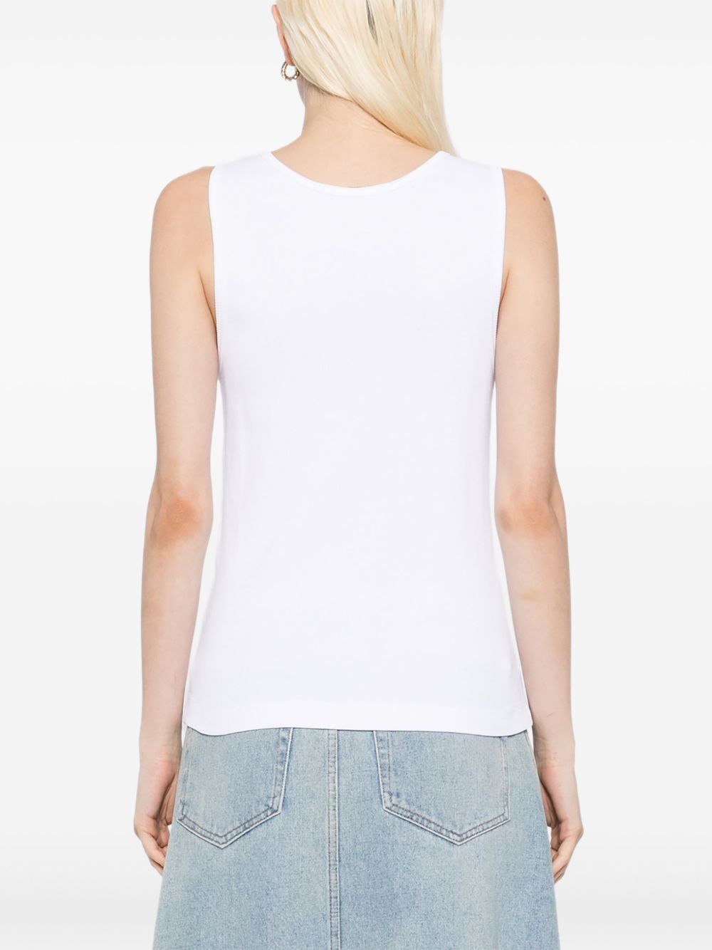 Maison Kitsuné Maison Kitsuné Maison Kitsuné Baby Fox cotton tank top