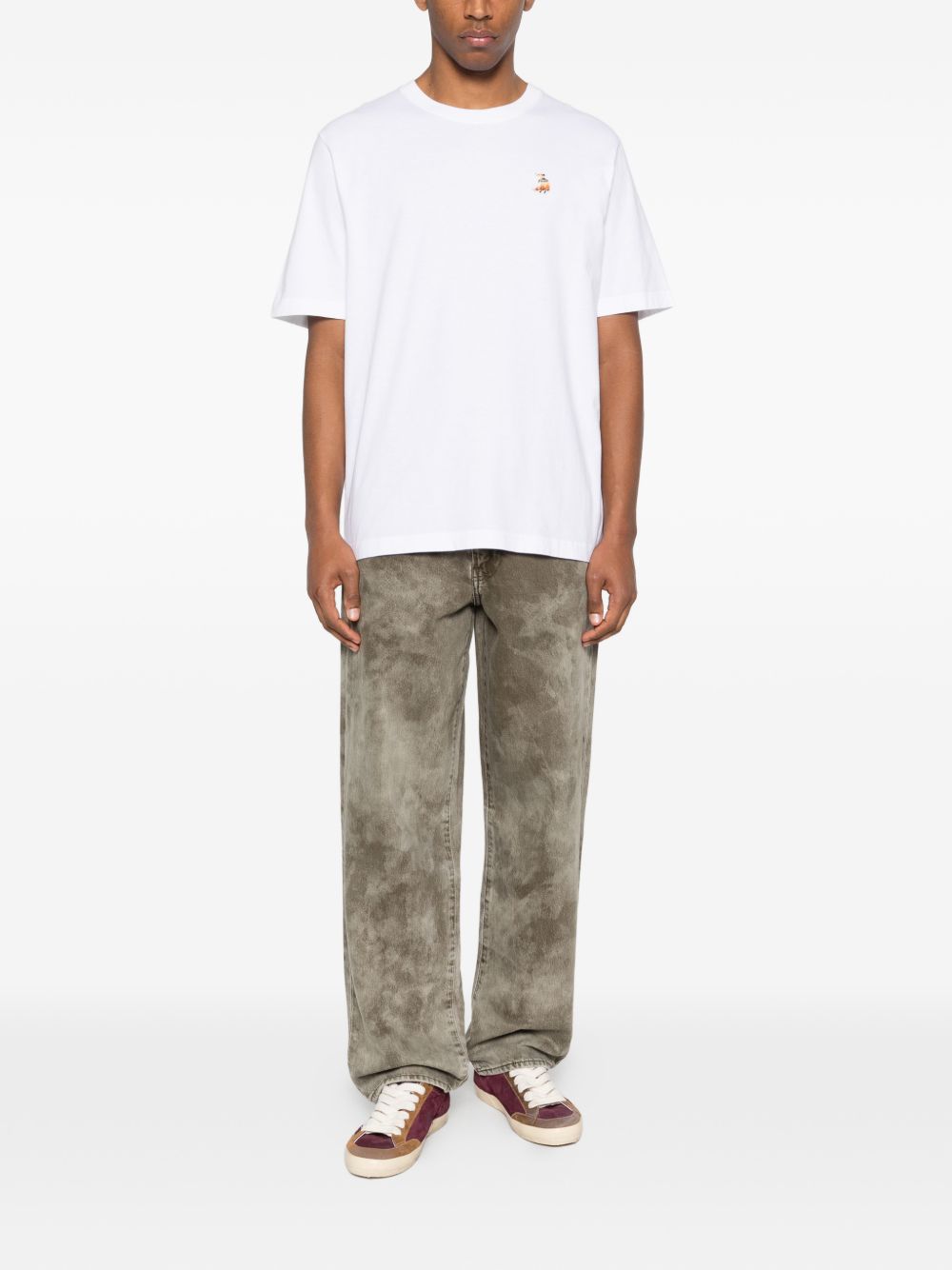 Maison Kitsuné Maison Kitsuné Dreaming Fox cotton t-shirt
