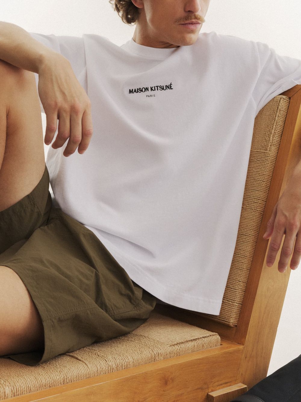 Maison Kitsuné Maison Kitsuné Logo cotton t-shirt