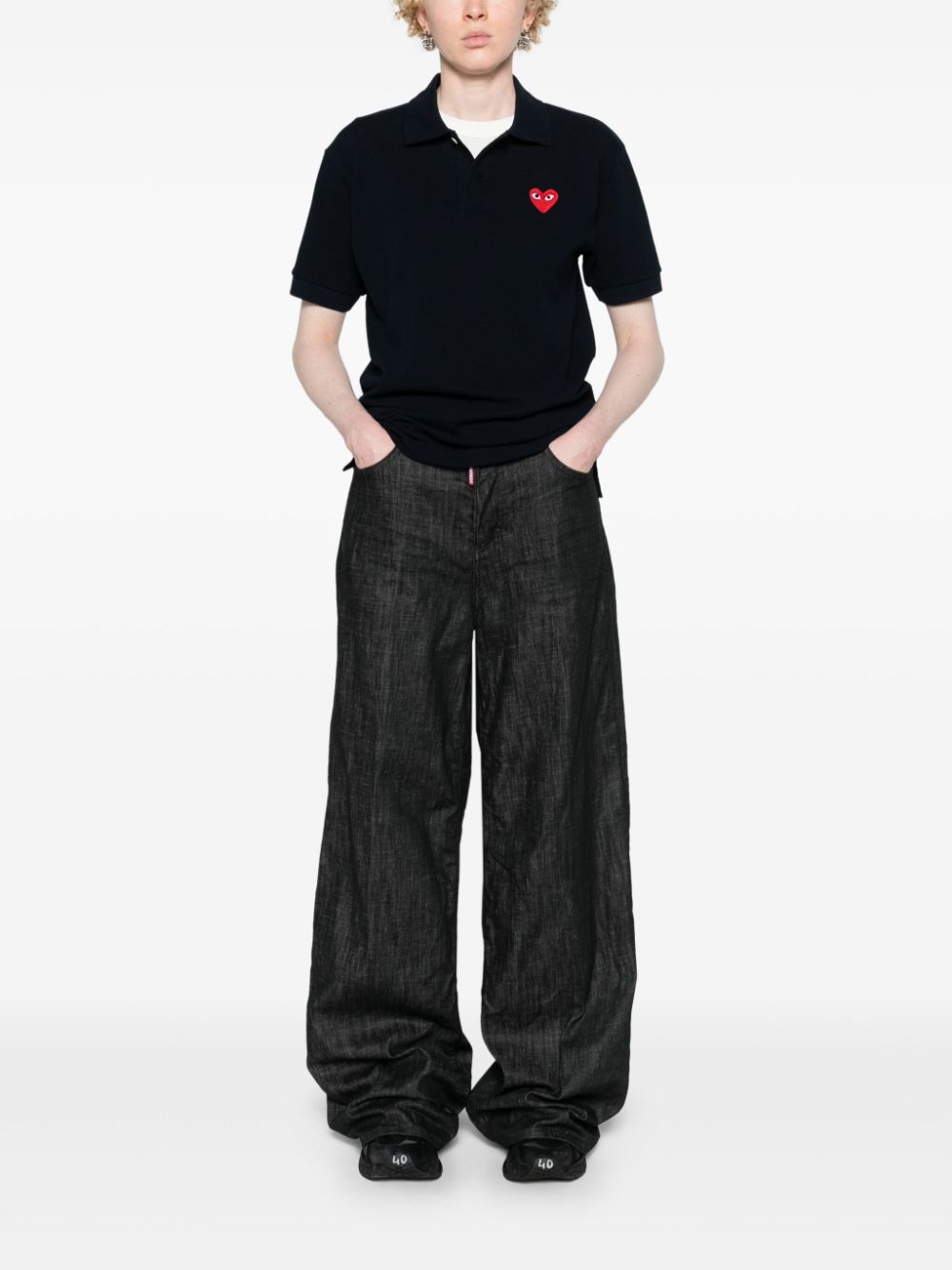 Comme Des Garcons Comme Des Garcons Comme Des Garçons Cotton polo shirt