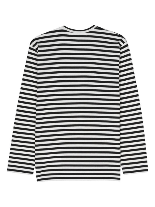 Comme Des Garcons Comme Des Garçons Striped cotton t-shirt