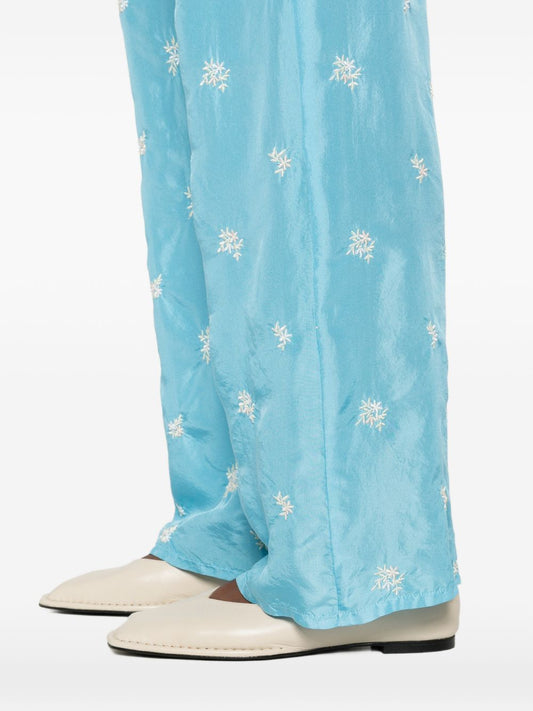 Forte Forte Embroidered silk trousers